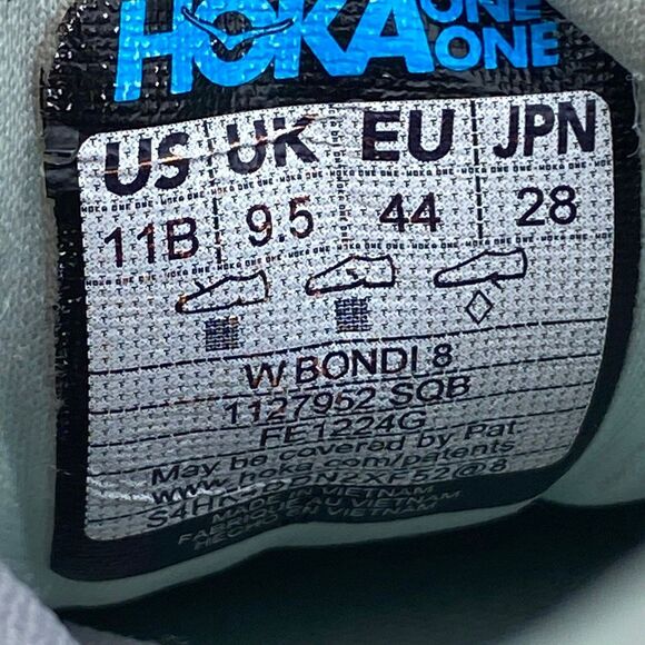 HOKA ONE ONE BONDI 8 - Women’s Running Shoes - SIZE 11B - Picture 10 of 10